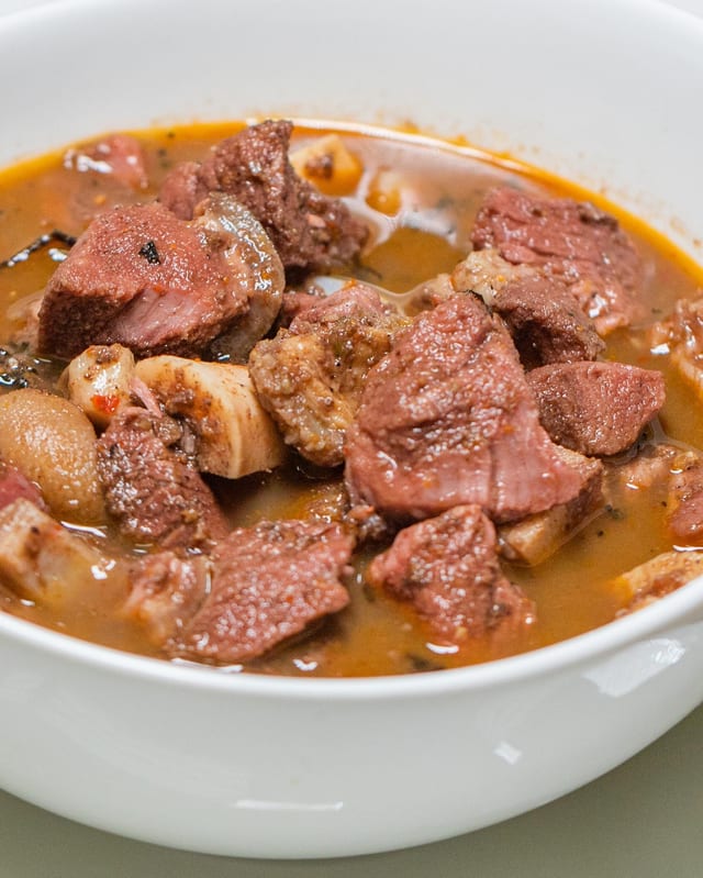 Goat Meat Pepper Soup.